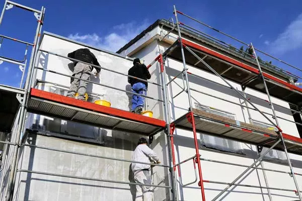 Professionnel pour démontage de structure d'échafaudage après une fin de chantier, Le Port, ECHAF'O RUN